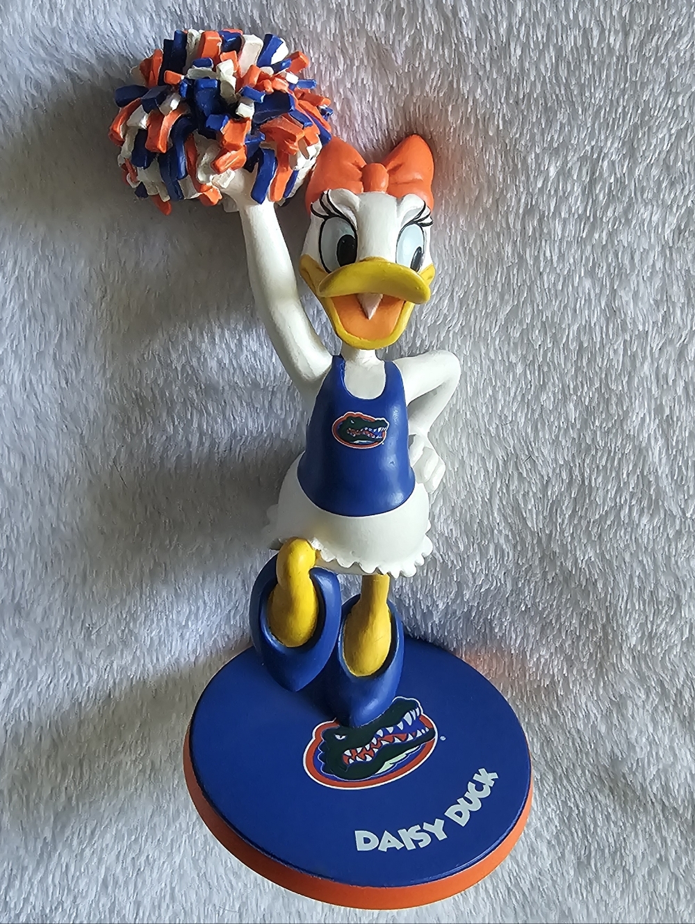 Danbury Mint Florida Gators Daisy Duck Cheerleader Figurine